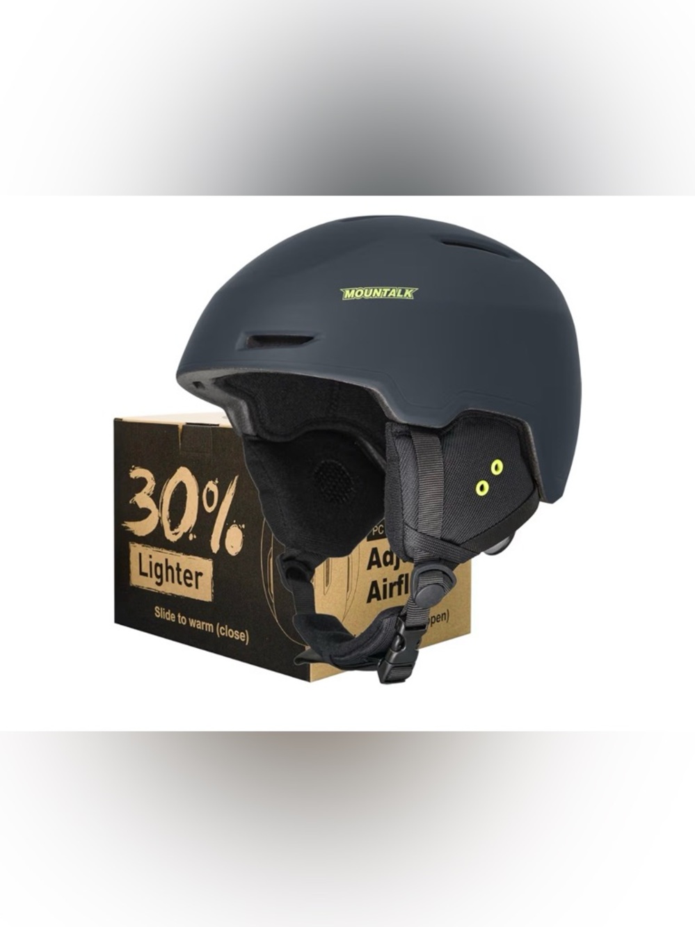 New MOUNTALK Ultra-Lightweight Ski/Snowboard Helmet for Men,Women & Kids
